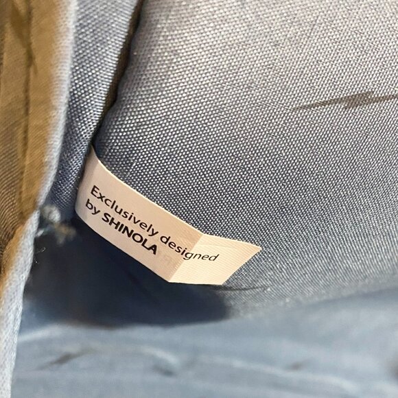 Shinola Detroit Flagship Amenity Kit Designed American Airlines Tan Leather Bag - Picture 4 of 8